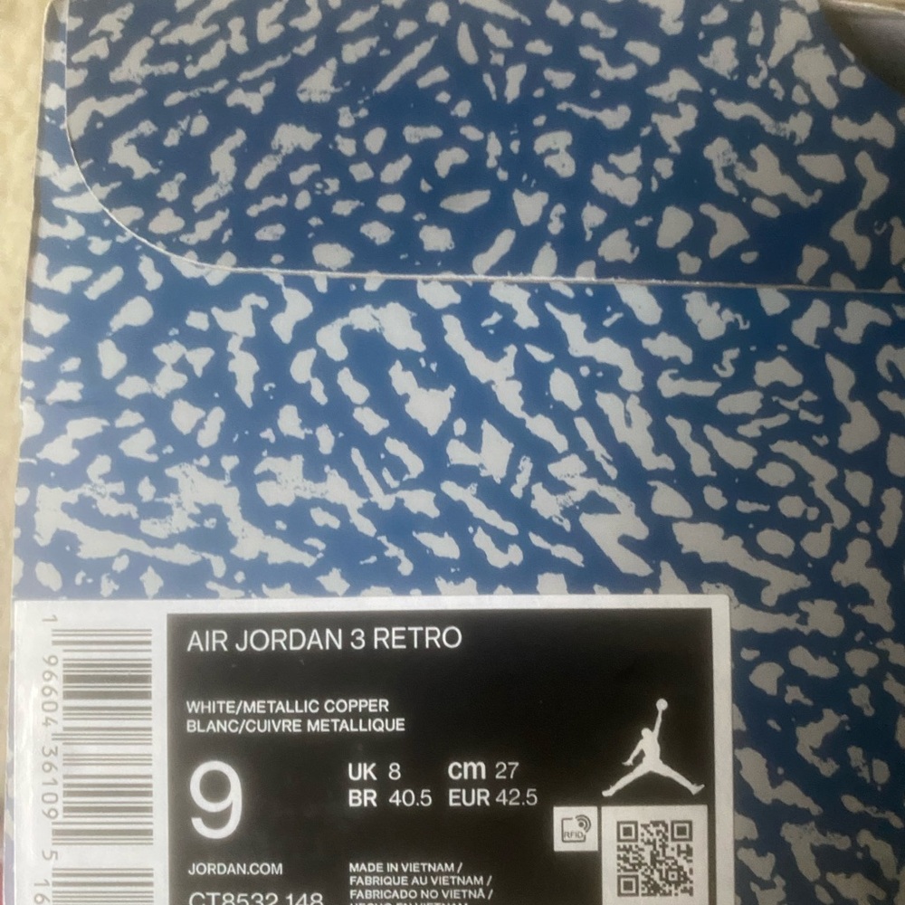 Jordan 3 wizard retro - Picture 7 of 7